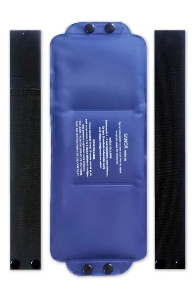 AQUA Bel Omuz Için Büyük Termojel - Sıcak Soğuk Kompres 15x38 Cm - Kumaş Buz Jel - 2