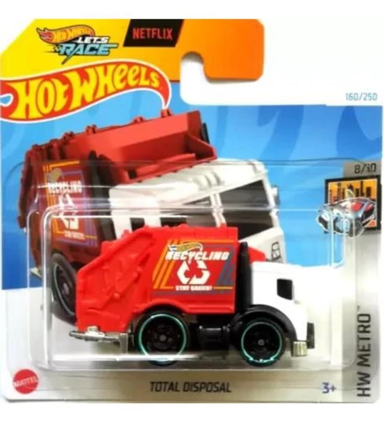Hot Wheels Tekli Arabalar Total Disposal HTB19 - 3