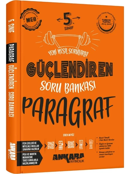 Ankara 2025 5. Sınıf Paragraf Güçlendiren Soru Bankası Güncel Müfredat