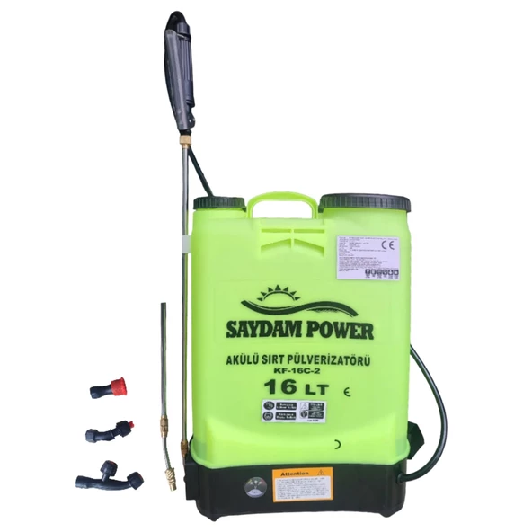 SAYDAM POWER ŞARJLI İLAÇLAMA POMPASI 16 LT