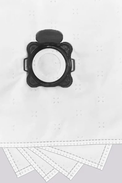 Rowenta RO 3845 Compact Power Süpürge Toz Torbası 5 Adet Bez Kumaş - Resim 2