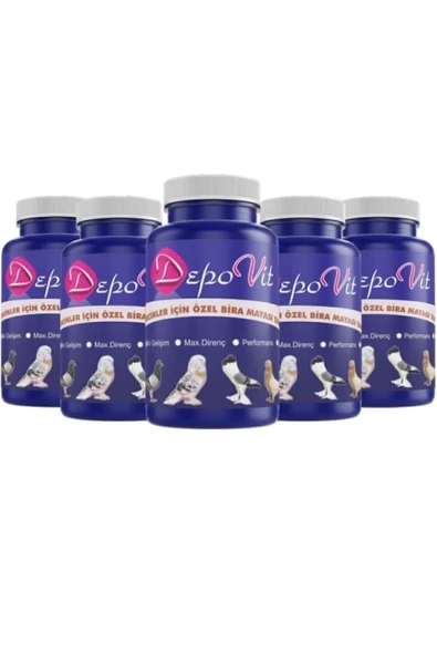 DEPOVİT Güvercin Yavru Hapı-5'li Paket-2500 Tablet