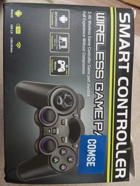 Comse marka 2pilli wireless oyun kolu gamepad joystick - 3