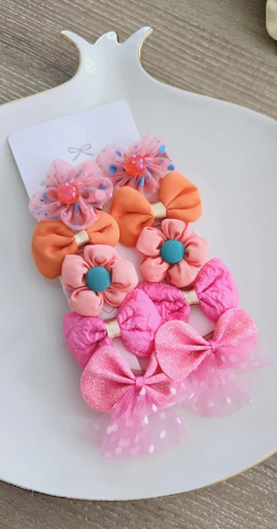 Kız Bebek Toka Set 10lu - 7