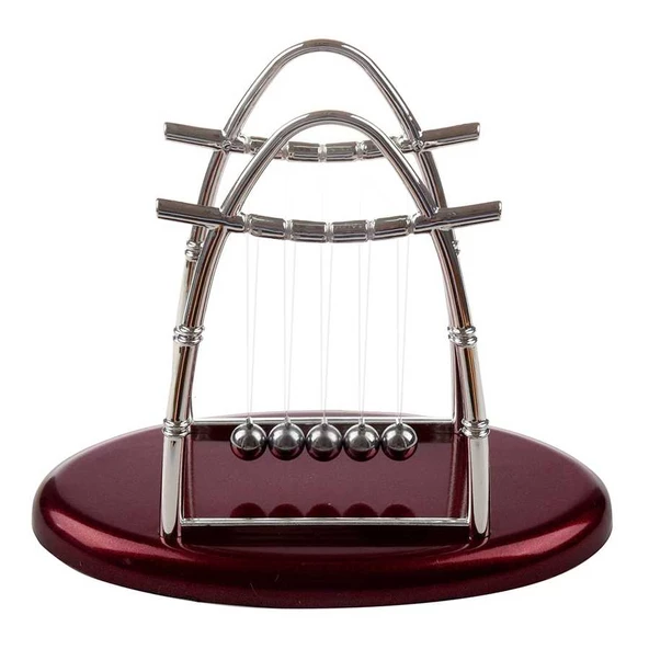 Newton Balans Topu Oval Büyük Boy Dekoratif Hediyelik ürün görseli 1