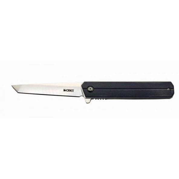 Crkt 15FF Gri Tasian Tanto Çakı 20 cm , Deri Kılıflı