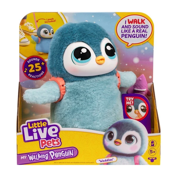 LP600000 Little Live Pets Yürüyen Penguen - 26535 - 1