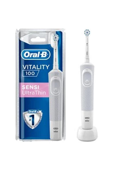 Vitality 100 Quadrant Timer Sensi Ultra Thin Şarjlı Diş Fırçası