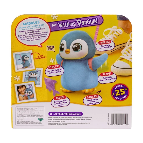 LP600000 Little Live Pets Yürüyen Penguen - 26535 - 7