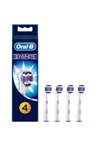 3d White 4'lü Diş Fırçası Yedek Başlığı