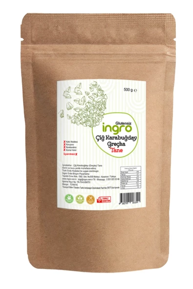 Glutensiz Çiğ Karabuğday (greçka) 500 G - 2