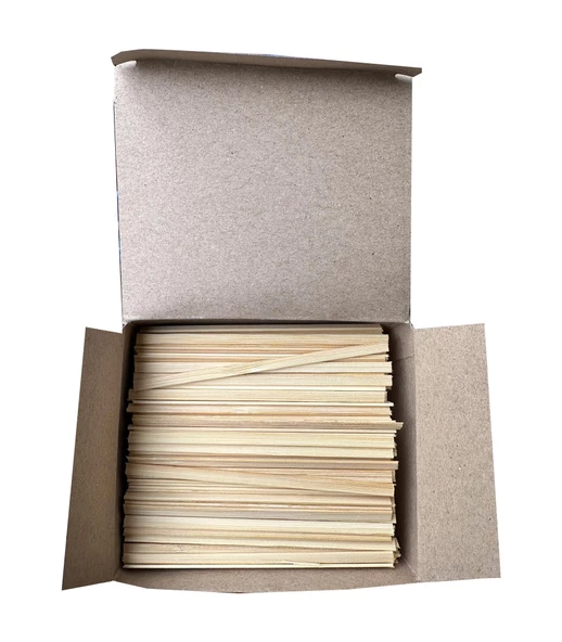 Tahta Ahşap Bambu Çay Kahve Karıştırıcı Çubuk Kaşık - 11 Cm. - 500 Adetlik 10 Paket - 4