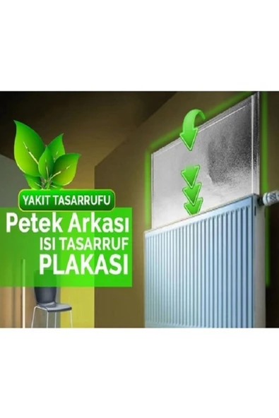 Petek Kalorifer Arkası Isı Yalıtım Izolasyon Levhası Radyatör Arkalığı Plaka - 4
