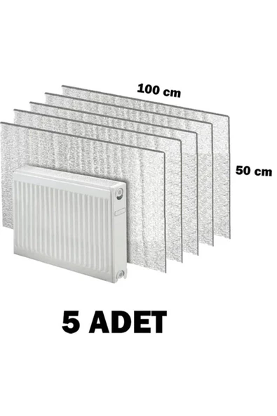 Petek Arkası Izolasyon Kalorifer Radyatör Arkası Folyolu Plaka Isı Yalıtım Levhası 4 Adet - Resim 2