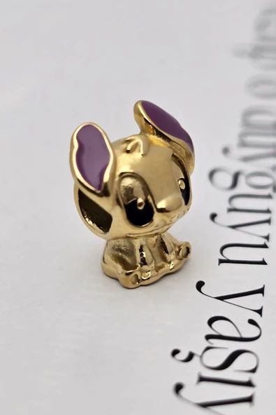 ÇELİK CHARM MOR KULAKLI KÖPEK - 2