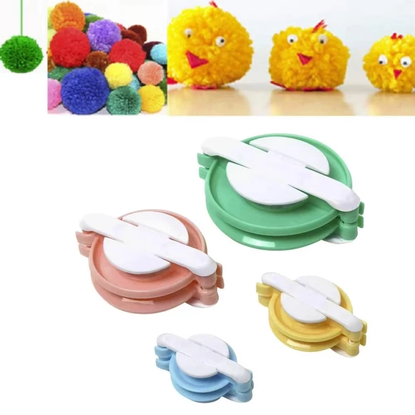 Pon Pon Yapma Aparatı 4'lü Set - 2