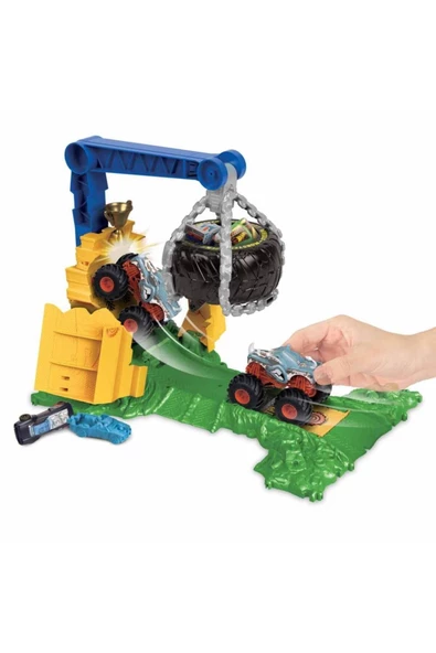 HTP18 HOT WHEELS MONSTER TRUCKS ARENADA RHINOMITE MUCADELESI - 6