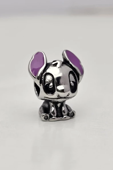 ÇELİK CHARM MOR KULAKLI KÖPEK - 5