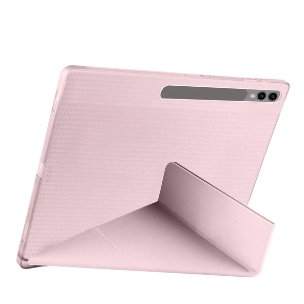 Galaxy Tab S10 Ultra Kılıf Redclick Tri Folding Kalem Bölmeli Standlı Tablet Kılıf - 6