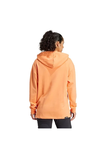 adidas W TX LOGO HOODY Kadın   Sweatshirt IS7227 - 5