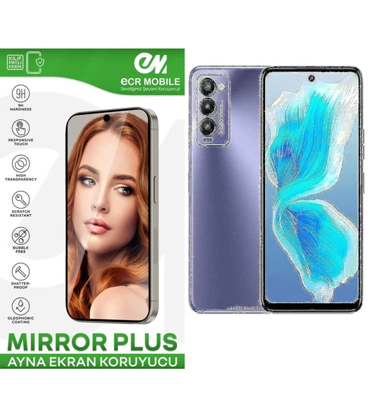 Tecno Camon 18P Esnek Ayna(Mirror) 9H Nano Ekran Koruyucu