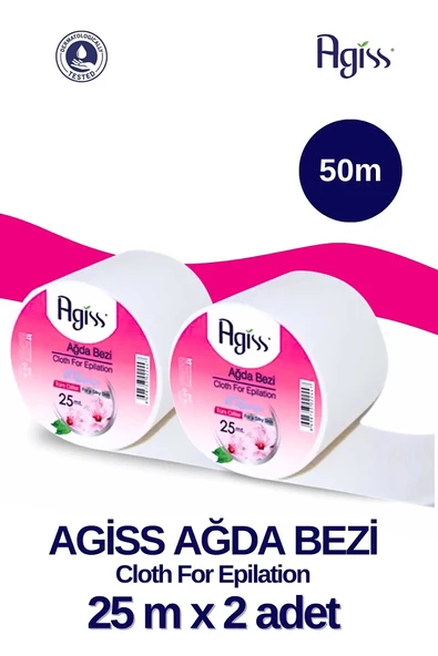 Agiss Ağda Bezi 50 Metre Rulo Sir Ağda Bezi