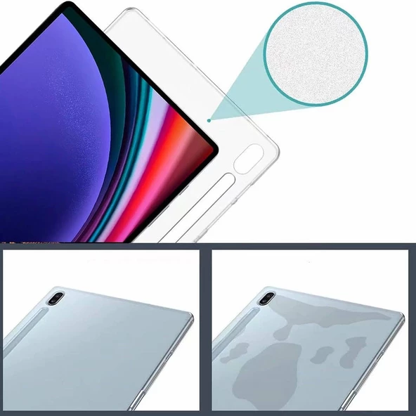 Galaxy Tab S10 Plus Kılıf Redclick Tablet Süper Silikon Kapak - 3