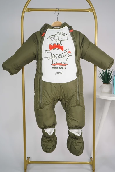 ERKEK İÇİ PAMUK ÇİFT FERMUARLI PATİKLİ ASTRONOT - Resim 2