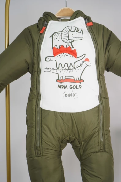 ERKEK İÇİ PAMUK ÇİFT FERMUARLI PATİKLİ ASTRONOT - Resim 3