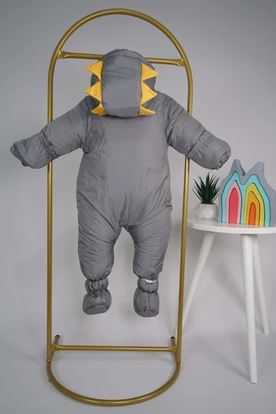 ERKEK İÇİ PAMUK ÇİFT FERMUARLI PATİKLİ ASTRONOT - Resim 11