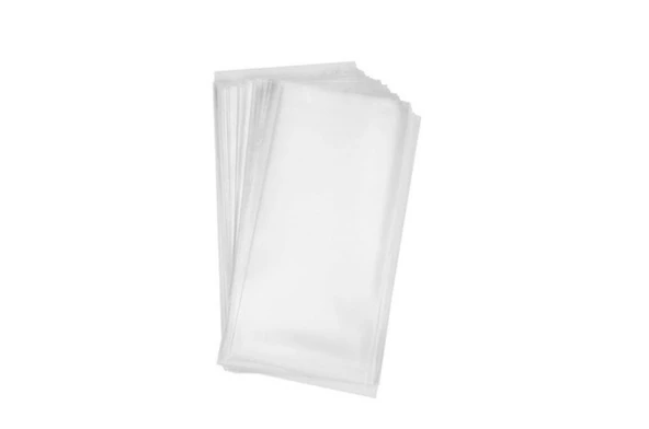 8 x 15 cm Jelatin Bantsız Düz Şeffaf / 1 kg. - 4