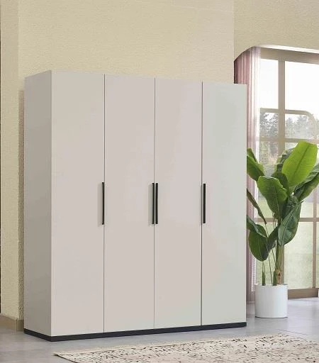 Dolap Urlu ROMA 90433 Model GARDROP 4 kapı Kalite Malzeme Beyaz Renk EL YAPIM