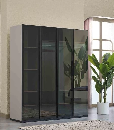 Dolap Urlu ROMA 90434 Model GARDROP 4 Cam kapılı Kalite Malzeme EL YAPIM - 2