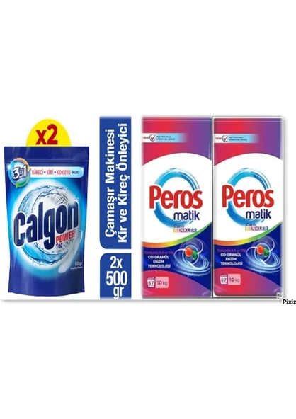 2 adet Calgon ve Peros  color 10+10 Kğ