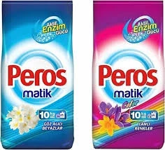 Peros Göz Alıcı Beyazlar + Canlı Renkler 10 kg 2'li Toz Deterjan