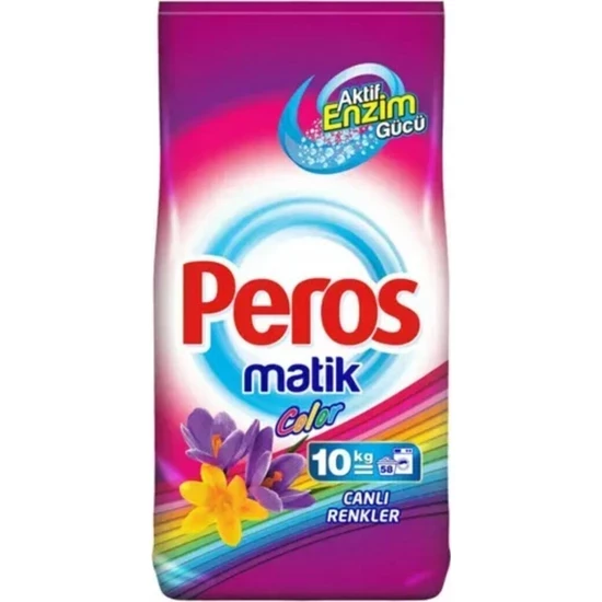 Peros Matik Canlı Renkler 10 kg Toz Deterjan