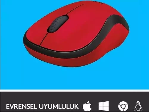 Logitech M220 910-004880 Kırmızı Sessiz Optik Kablosuz Mouse - 4