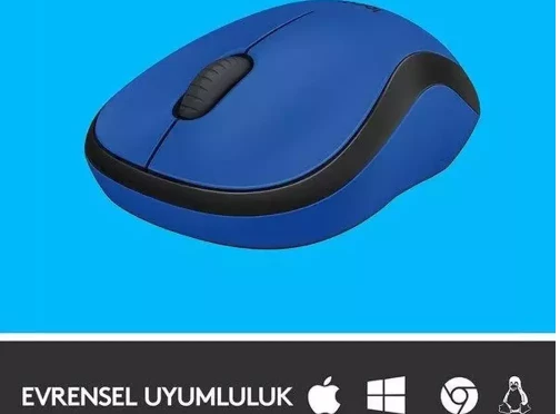 Logitech M220 910-004880 Mavi Sessiz Optik Kablosuz Mouse - 4