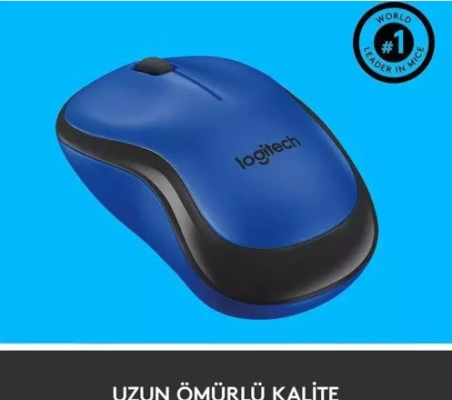 Logitech M220 910-004880 Mavi Sessiz Optik Kablosuz Mouse - 5