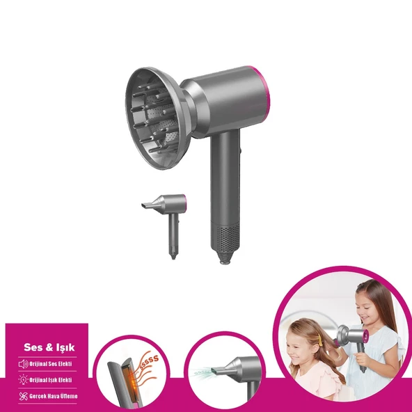 Sesli ve Işıklı 2 in 1 Lüks Saç Bakım Seti - 3