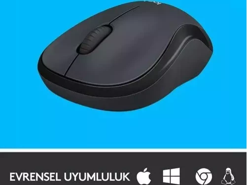 Logitech M220 Sessiz Kompakt Kablosuz Mouse - Siyah - 4