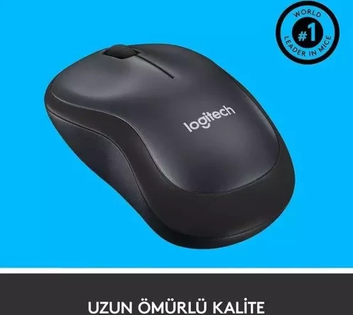 Logitech M220 Sessiz Kompakt Kablosuz Mouse - Siyah - 5