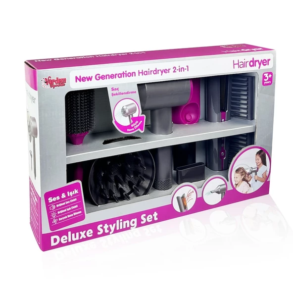 Sesli ve Işıklı 2 in 1 Lüks Saç Bakım Seti - 5