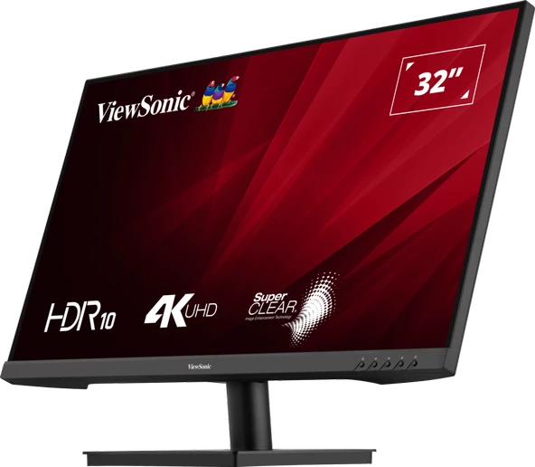 ViewSonic 32” VA3208-4K-HD 4Ms 60Hz UHD VA Panel 4K Monitor - 3