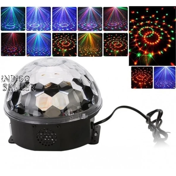 Kumandalı Kristal Led RGB Disko Topu