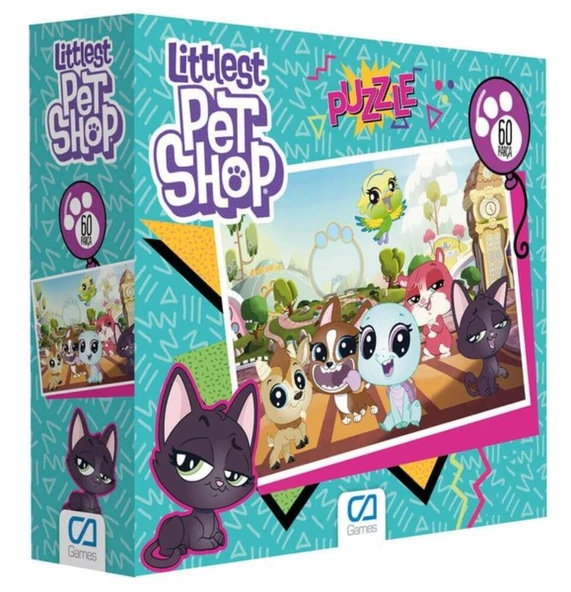 CA Games Puzzle Littlest Pet Shop 60 Parça Puzzle