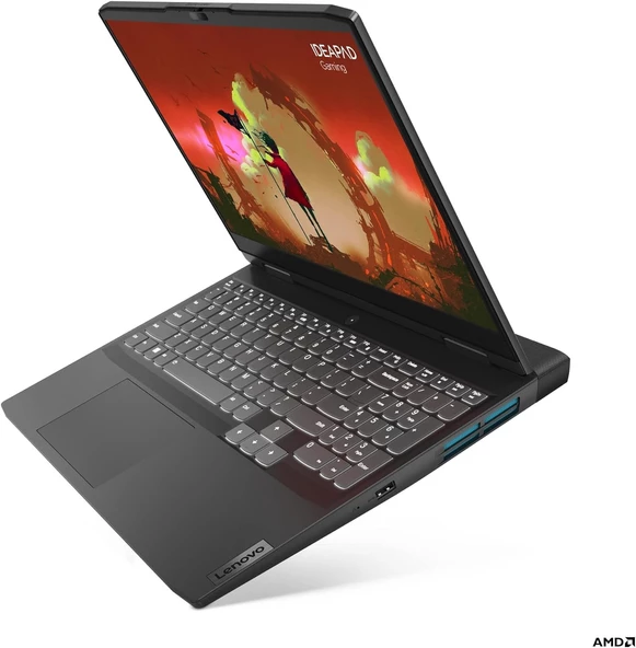 Lenovo IP Gaming 3 AMD Ryzen 5 7535HS 16GB 1TB SSD RTX 3050 (6 Gb) 15.6 120Hz Fhd Win11 82SB00RHTX Dizüstü Bilgisayar - Lenovo Çanta WZ03 - 3