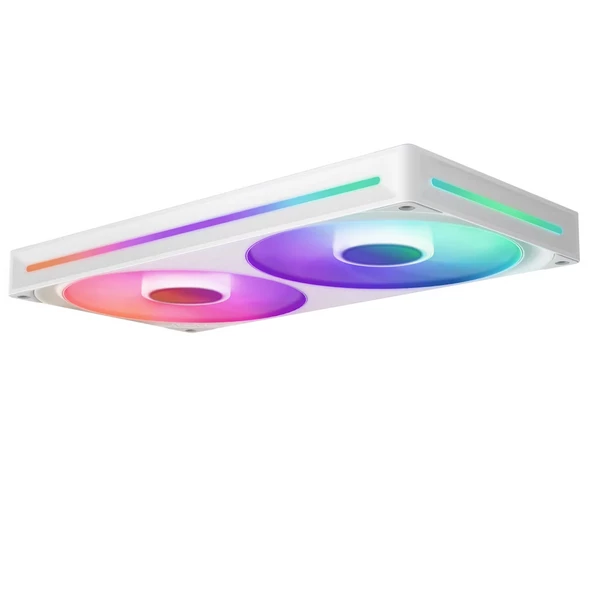 NZXT F280 RGB 2'li Beyaz 280 mm Fan RF-U28HF-W1 - 3