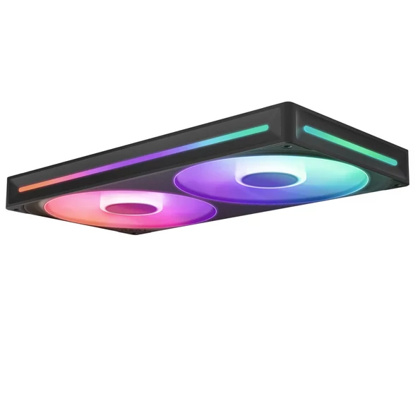 NZXT F280 RGB 2'li Siyah 280 mm Fan RF-U28HF-B1 - 3