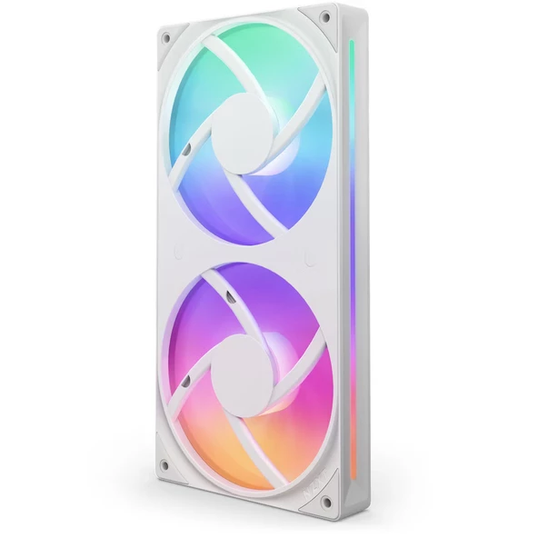 NZXT F240 RGB Beyaz 240 mm Fan 2'li RF-U24HF-W1 - 2